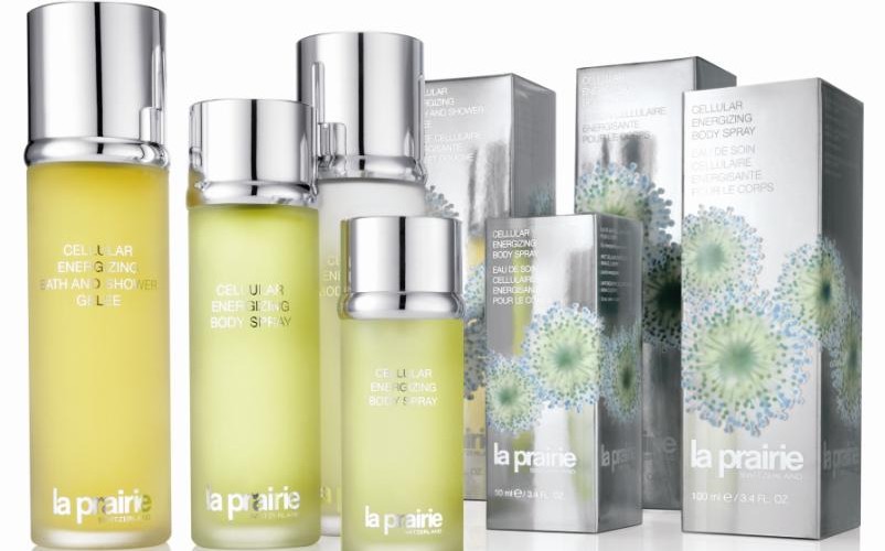 Cellular Energizing cosmetics by La Prairie –  Body Lotion, Bath and Shower Gelee, and Body Spray