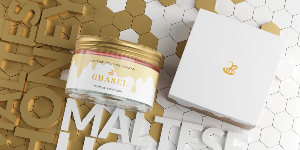 Hydration round the clock. Try out Ghasel Maltese Honey Body Cream
