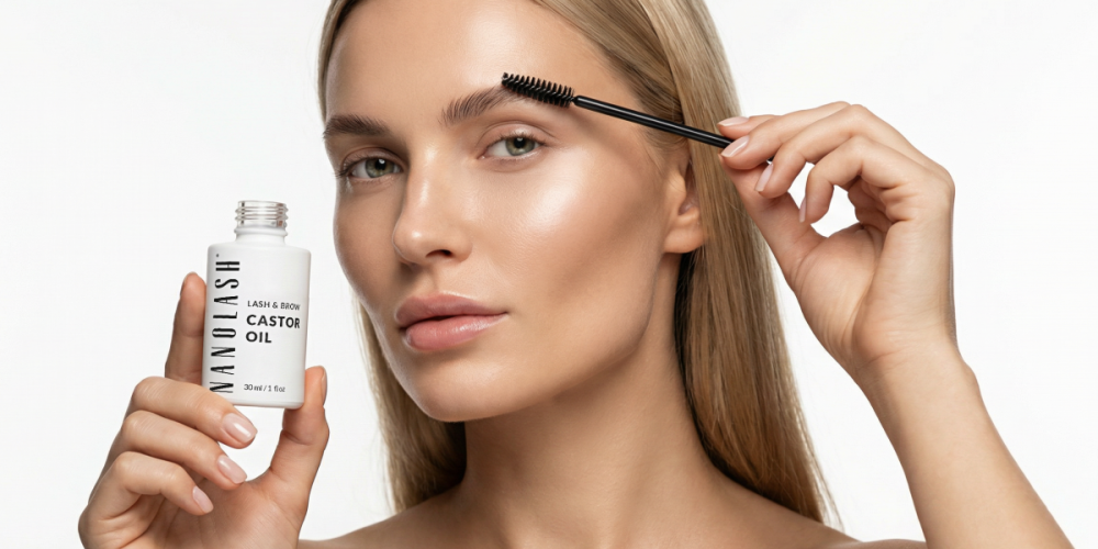 Nanolash Castor Oil – Natural Castor Oil for Beautiful Lashes and Eyebrows